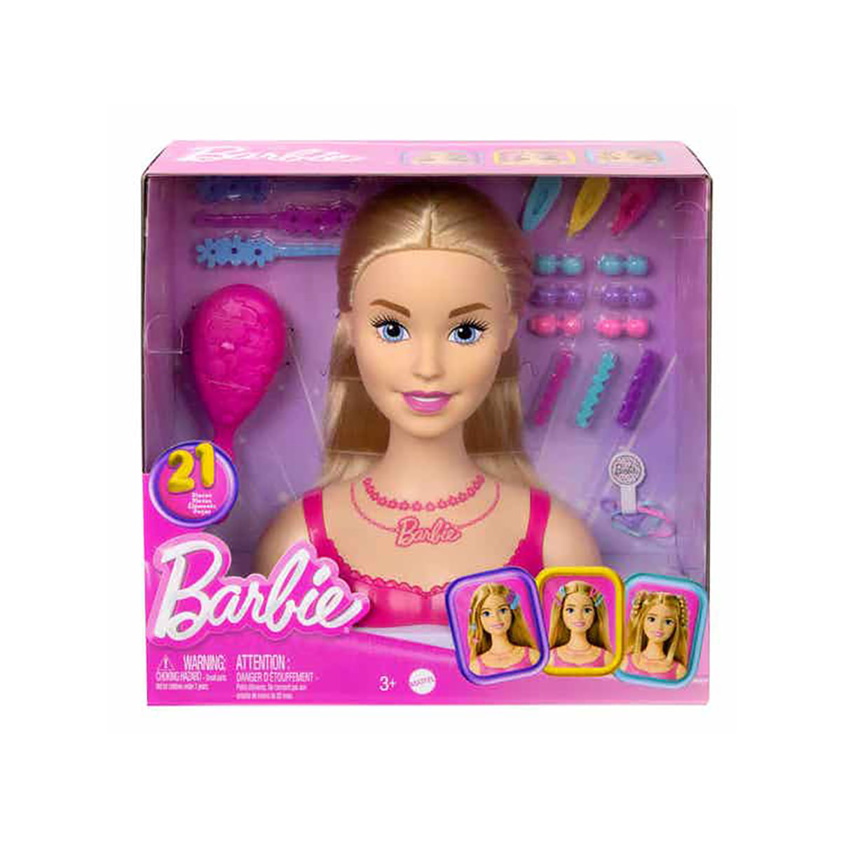 Barbie Styling Head Peinados Divertidos Gran Chapur