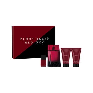 Perry Ellis Gif Set 4pc Red Sky Eau De Toilette 100ml