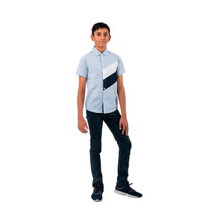 CAMISA  MC CORTES ASIMÉTRICOS