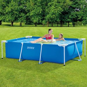 Piscina con Estructura Rectangular de  2.20 x 1.50m x 60cm Intex