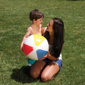 Pelota Inflable de playa GLOSSY PANEL Intex 51cm Para Mayores de 3 Años