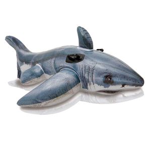 Figura Inflable Montable GREAT WHITE SHARK Intex 1.73 x 1.07 cm Para Mayores de 3 Años