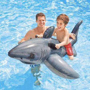 Figura Inflable Montable GREAT WHITE SHARK Intex 1.73 x 1.07 cm Para Mayores de 3 Años