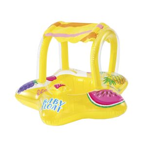 Flotador Inflable STAR FISH con Toldo 81 cm x 79 cm Para Bebés de 1 a 2 Años