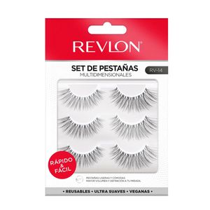 PESTAÑAS REVLON, 3 PARES, MODELO 2