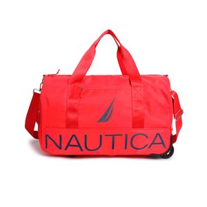 MALETA DUFFLE  CON RUEDAS  ROJA NAUTICA A11233