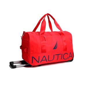 MALETA DUFFLE  CON RUEDAS  ROJA NAUTICA A11233