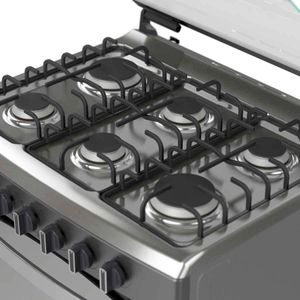 Estufa de Piso Acros AFR7122G Gas 6 Quemadores 30 Pulgadas Tittanio