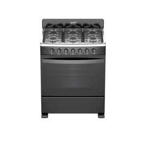 Estufa Acros 6 Quemadores Eléctrico 76 cm Gris Oscuro