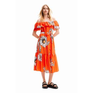 VESTIDO CASUAL LARGO MANGA CORTA