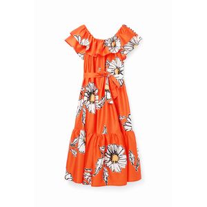 VESTIDO CASUAL LARGO MANGA CORTA