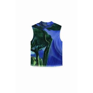 BLUSA CASUAL CROP SIN MANGA