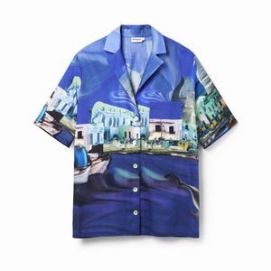 BLUSA CAMISERA CASUAL MANGA CORTA