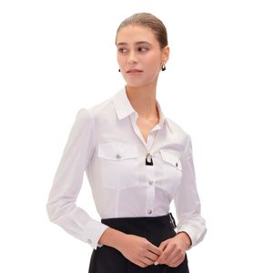 BLUSA CAMISERA VESTIR MANGA LARGA