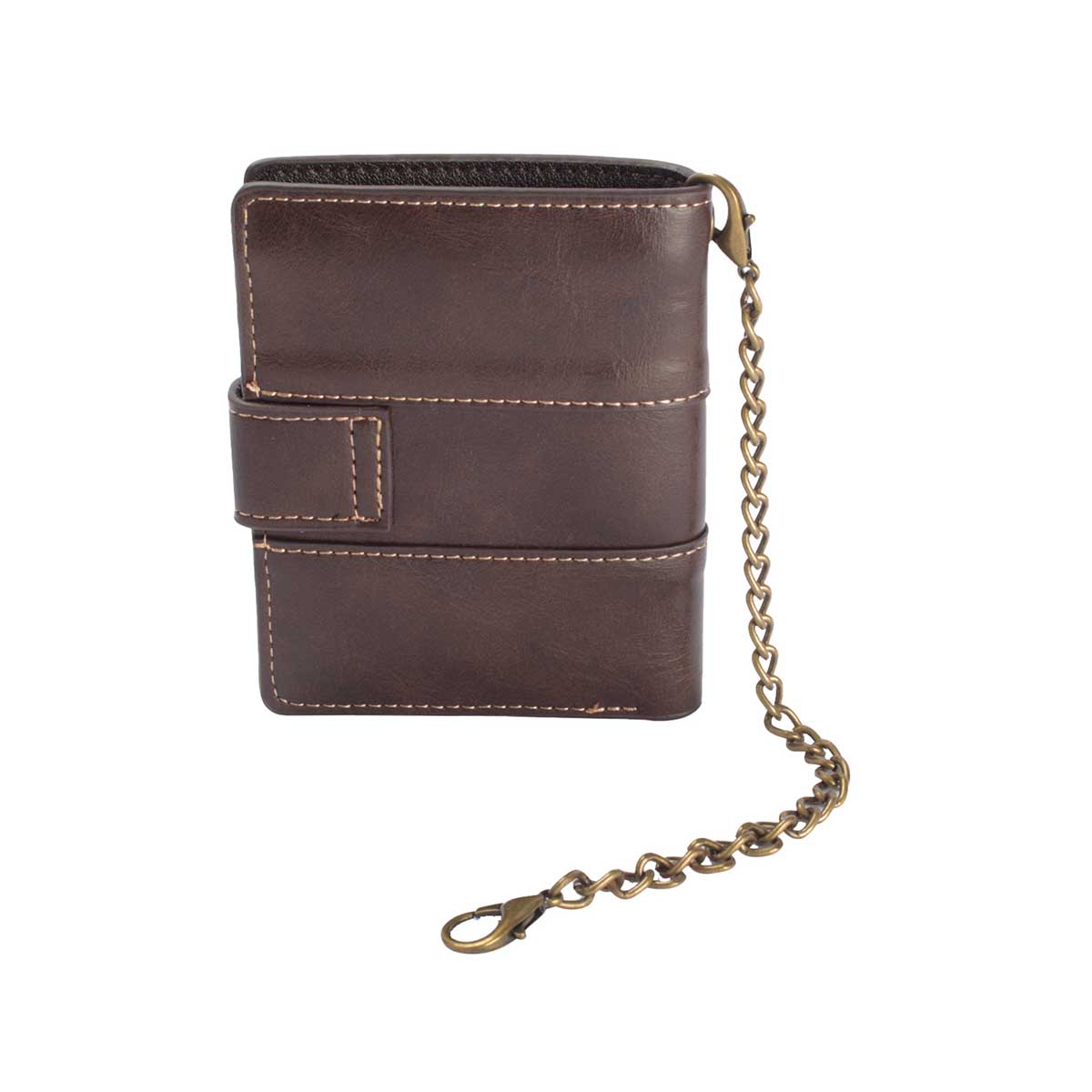 Baur - Cartera De Piel Auténtica Para Mujer, Con Protección RFID, Coñac, 13, 5x10,5x2,5cm, Clásico