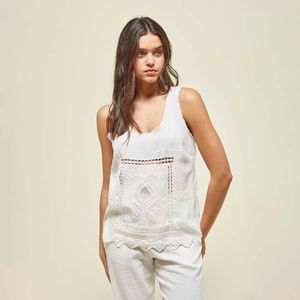 BLUSA CASUAL CROP MANGA CORTA