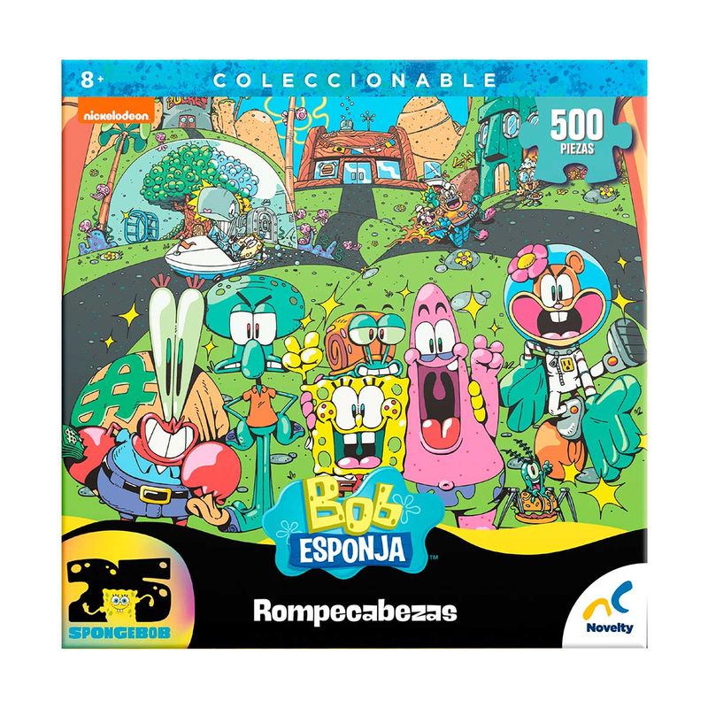 ROMPECABEZAS COLECCIONABLE C BOB ESPONJA A 500 PZS Gran Chapur