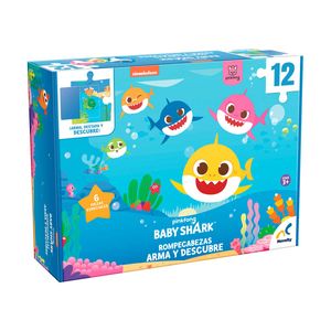 Rompecabezas Arma Y Descubre Con Ventana Baby Shark Novelty