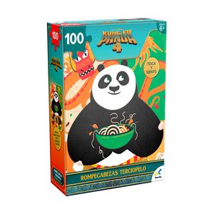 ROMPECABEZAS ESPECIAL ATERCIOPELADO KFU PANDA 4 CAJA CARTON