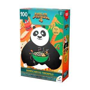 ROMPECABEZAS ESPECIAL ATERCIOPELADO KFU PANDA 4 CAJA CARTON