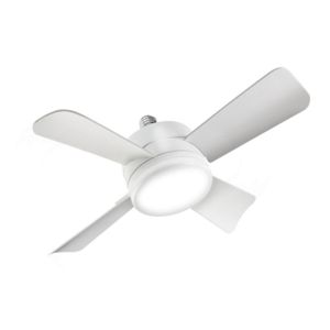 Ventilador de Techo Socket Fanlight Portátil H0438-00 4 Aspas Blanco