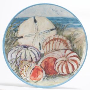 PLATO SERVICIO REDONDO MELAMINA HEAVY WEIGHT 14" SEACOAST