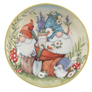PLATO PARA SERVIR PASTA CERAMICA13" X 3" GNOMOS