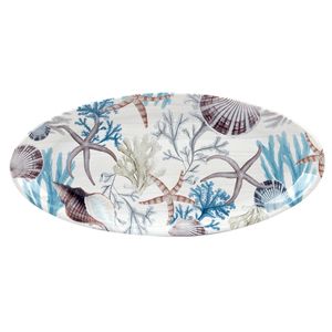 PLATON PARA PESCADO CERAMICA 19" X 8" BEYOND THE SHORE