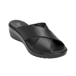 SANDALIA DE PLATAFORMA CASUAL EN PIEL