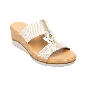 SANDALIA DE PLATAFORMA CASUAL EN PIEL