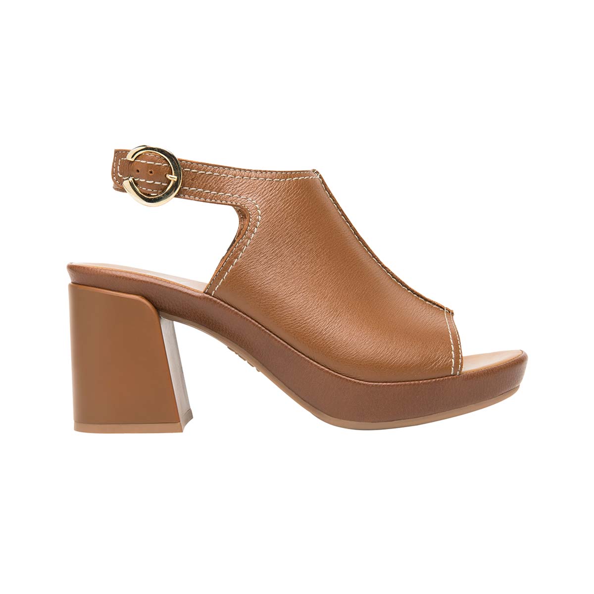 Wedge Sandalia Salto Grosso Mississippi Rasteirinha Mississipi