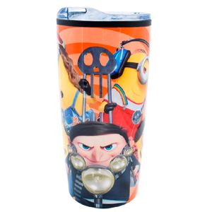TERMO DOBLE PARED MINIONS 500 ML CON ASA