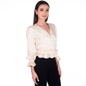 BLUSA CASUAL MANGA LARGA