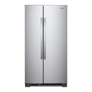Refrigerador Whirlpool  Side 25 Pies Gris Inox