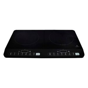 Parrilla de Inducción Supra STAR TWO 2 Quemadores de Mesa Negro