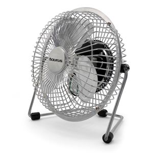 VENTILADOR DE ESCRITORIO 6" METÁLICO 4 WATTS.