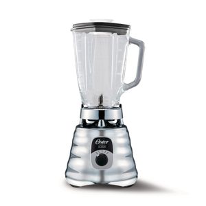 LICUADORA CLÁSICA, CON PERILLA ERGONÓMICA, DE 3 VELOCIDADES, COLOR CROMO