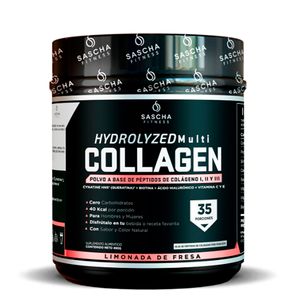 SASCHA FITNESS COLÁGENO LIMONADA DE FRESA