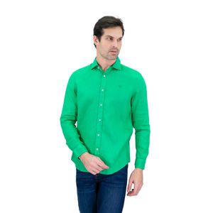 CAMISA CASUAL MANGA LARGA LINO REGULAR