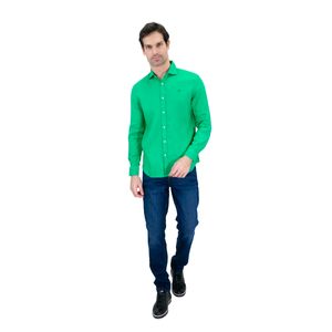 CAMISA CASUAL MANGA LARGA LINO REGULAR