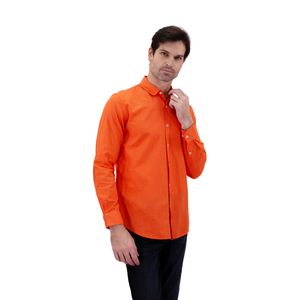 CAMISA CASUAL MANGA LARGA LINO REGULAR