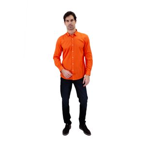 CAMISA CASUAL MANGA LARGA LINO REGULAR