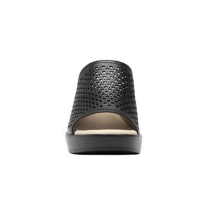 SANDALIA DE TACON CASUAL EN PIEL