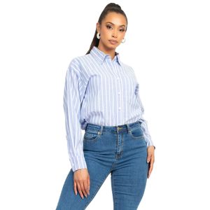 BLUSA CAMISERA VESTIR MANGA LARGA