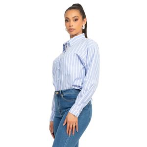 BLUSA CAMISERA VESTIR MANGA LARGA