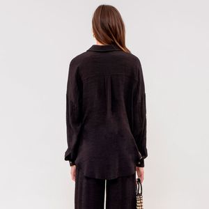 BLUSA CAMISERA CASUAL MANGA LARGA
