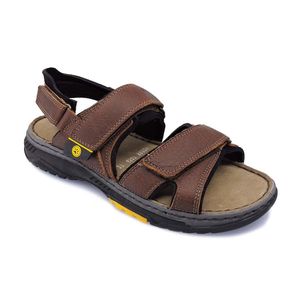 SANDALIA CASUAL EN PIEL