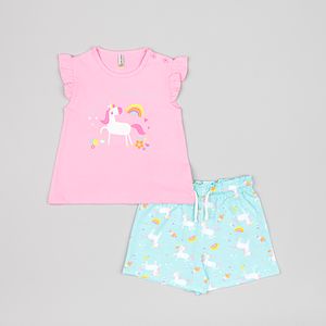 CONJUNTO SHORT BEBA