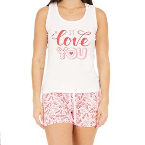 CONJUNTO PIJAMA SIN MANGA SHORT