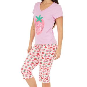 CONJUNTO PIJAMA MANGA CORTA CAPRI